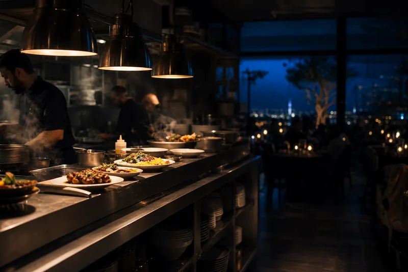 Restaurants, cafés & markets